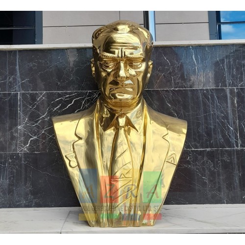 Atatürk Büstü Pirinç 100 cm